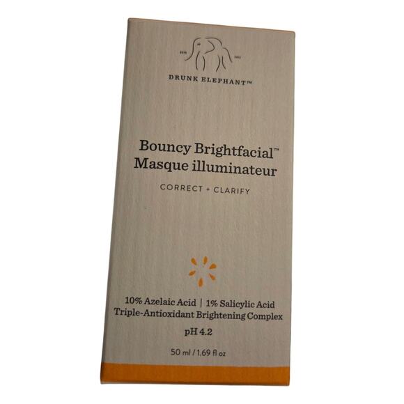 Drunk Elephant Other - Drunk Elephant Bouncy Brightfacial Exfoliating Mask 50ml 1.69 fl oz – New